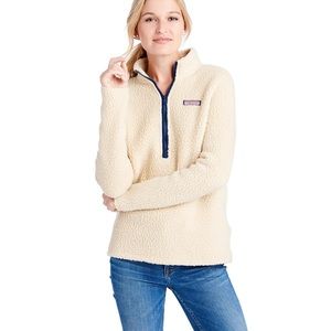 Vineyard Vines Sherpa tan size XL